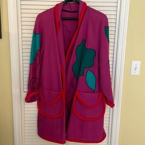 Handmade Artisanal fun hundred percent wool jacket